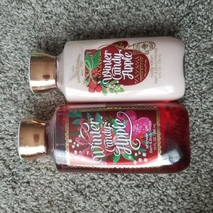 Bath and Body Works Winter Candy Apple bundle